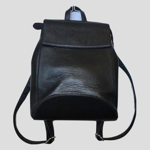 Convertible Cow Leather Backpack Shoulder Bag